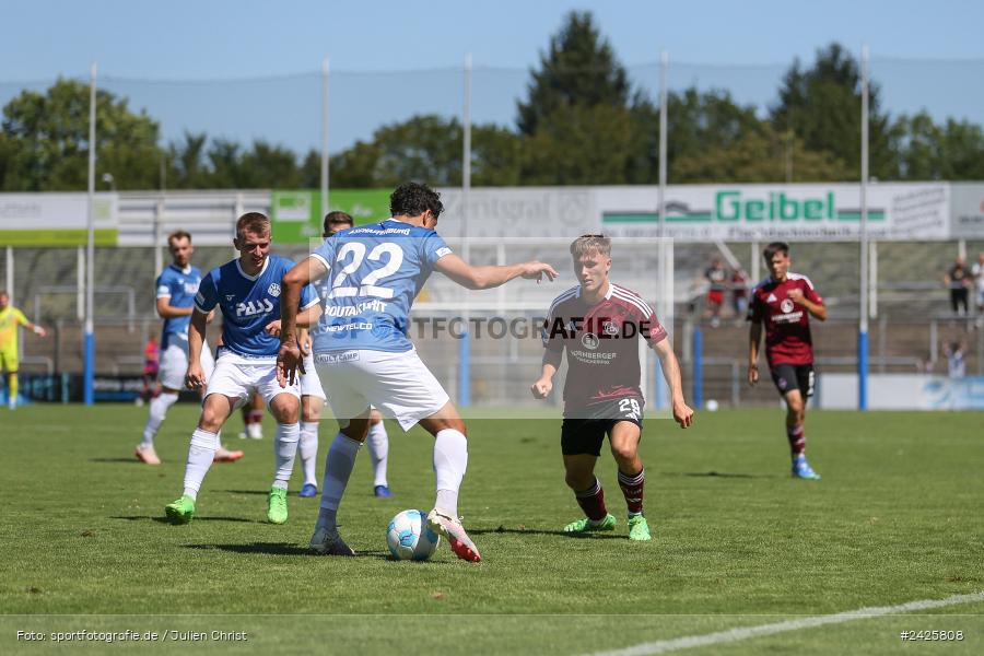 sport, action, Stadion am Schönbusch, SVA, SV Viktoria Aschaffenburg, Regionalliga Bayern, Fussball, FCN, BFV, Aschaffenburg, 4. Spieltag, 10.08.2024, 1. FC Nürnberg II - Bild-ID: 2425808