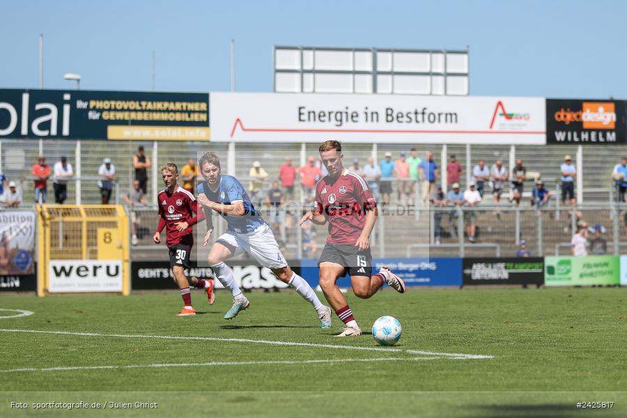 sport, action, Stadion am Schönbusch, SVA, SV Viktoria Aschaffenburg, Regionalliga Bayern, Fussball, FCN, BFV, Aschaffenburg, 4. Spieltag, 10.08.2024, 1. FC Nürnberg II - Bild-ID: 2425817