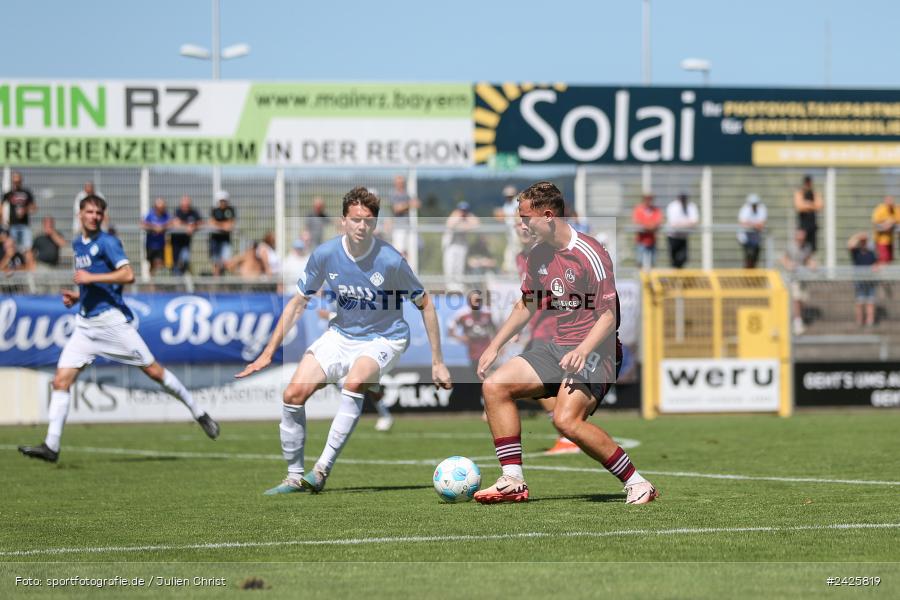 sport, action, Stadion am Schönbusch, SVA, SV Viktoria Aschaffenburg, Regionalliga Bayern, Fussball, FCN, BFV, Aschaffenburg, 4. Spieltag, 10.08.2024, 1. FC Nürnberg II - Bild-ID: 2425819