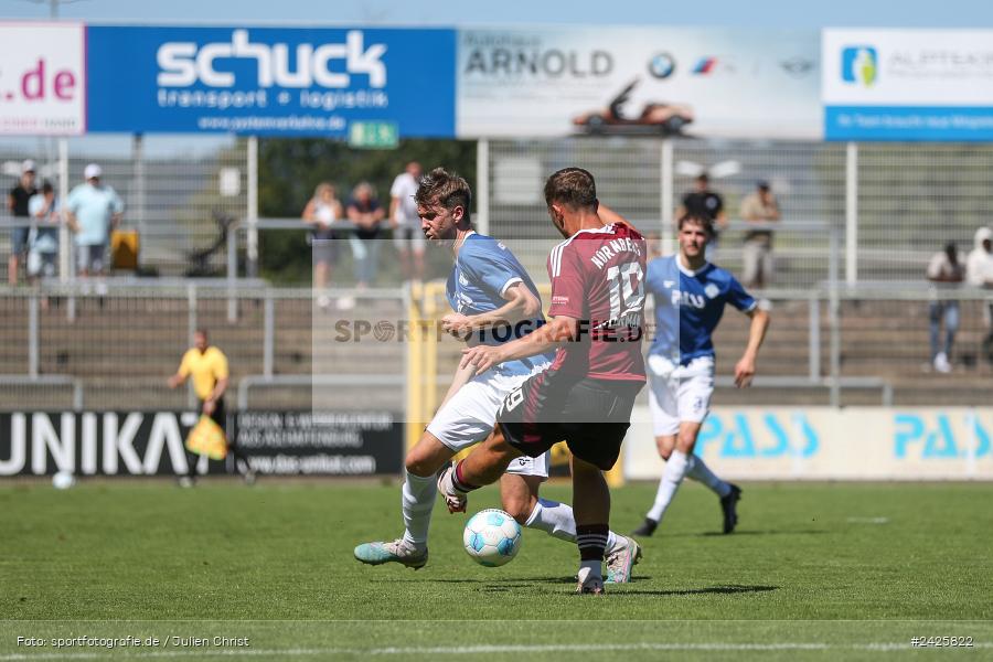 sport, action, Stadion am Schönbusch, SVA, SV Viktoria Aschaffenburg, Regionalliga Bayern, Fussball, FCN, BFV, Aschaffenburg, 4. Spieltag, 10.08.2024, 1. FC Nürnberg II - Bild-ID: 2425822 sport, action, Stadion am Schönbusch, SVA, SV Viktoria Aschaffenburg, Regionalliga Bayern, Fussball, FCN, BFV, Aschaffenburg, 4. Spieltag, 10.08.2024, 1. FC Nürnberg II - Bild-ID: 2425822
