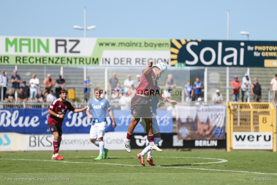 sport, action, Stadion am Schönbusch, SVA, SV Viktoria Aschaffenburg, Regionalliga Bayern, Fussball, FCN, BFV, Aschaffenburg, 4. Spieltag, 10.08.2024, 1. FC Nürnberg II - Bild-ID: 2425834 sport, action, Stadion am Schönbusch, SVA, SV Viktoria Aschaffenburg, Regionalliga Bayern, Fussball, FCN, BFV, Aschaffenburg, 4. Spieltag, 10.08.2024, 1. FC Nürnberg II - Bild-ID: 2425834