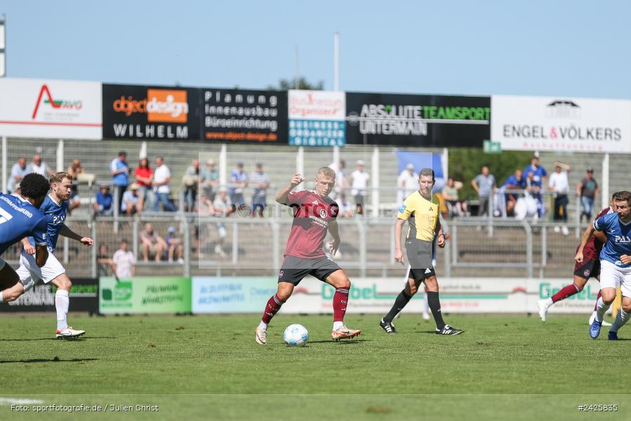 sport, action, Stadion am Schönbusch, SVA, SV Viktoria Aschaffenburg, Regionalliga Bayern, Fussball, FCN, BFV, Aschaffenburg, 4. Spieltag, 10.08.2024, 1. FC Nürnberg II - Bild-ID: 2425835 sport, action, Stadion am Schönbusch, SVA, SV Viktoria Aschaffenburg, Regionalliga Bayern, Fussball, FCN, BFV, Aschaffenburg, 4. Spieltag, 10.08.2024, 1. FC Nürnberg II - Bild-ID: 2425835