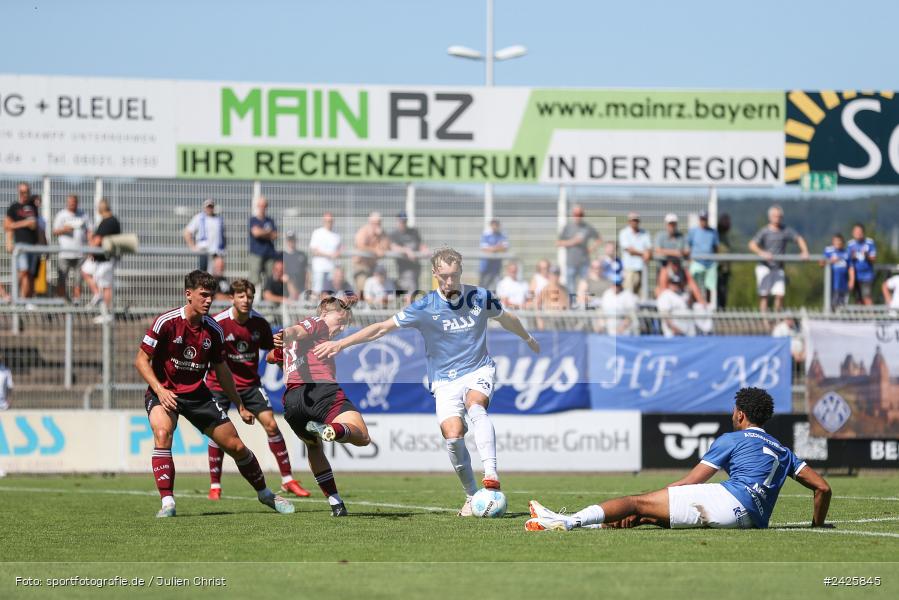 sport, action, Stadion am Schönbusch, SVA, SV Viktoria Aschaffenburg, Regionalliga Bayern, Fussball, FCN, BFV, Aschaffenburg, 4. Spieltag, 10.08.2024, 1. FC Nürnberg II - Bild-ID: 2425845 sport, action, Stadion am Schönbusch, SVA, SV Viktoria Aschaffenburg, Regionalliga Bayern, Fussball, FCN, BFV, Aschaffenburg, 4. Spieltag, 10.08.2024, 1. FC Nürnberg II - Bild-ID: 2425845