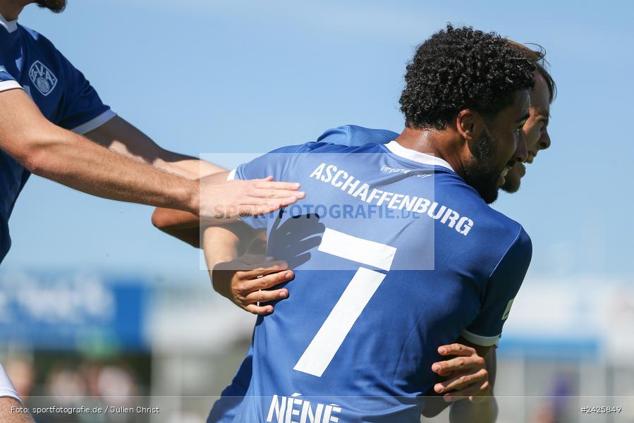 sport, action, Stadion am Schönbusch, SVA, SV Viktoria Aschaffenburg, Regionalliga Bayern, Fussball, FCN, BFV, Aschaffenburg, 4. Spieltag, 10.08.2024, 1. FC Nürnberg II - Bild-ID: 2425849