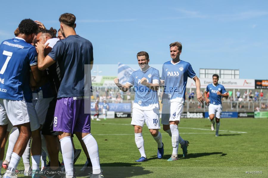 sport, action, Stadion am Schönbusch, SVA, SV Viktoria Aschaffenburg, Regionalliga Bayern, Fussball, FCN, BFV, Aschaffenburg, 4. Spieltag, 10.08.2024, 1. FC Nürnberg II - Bild-ID: 2425855