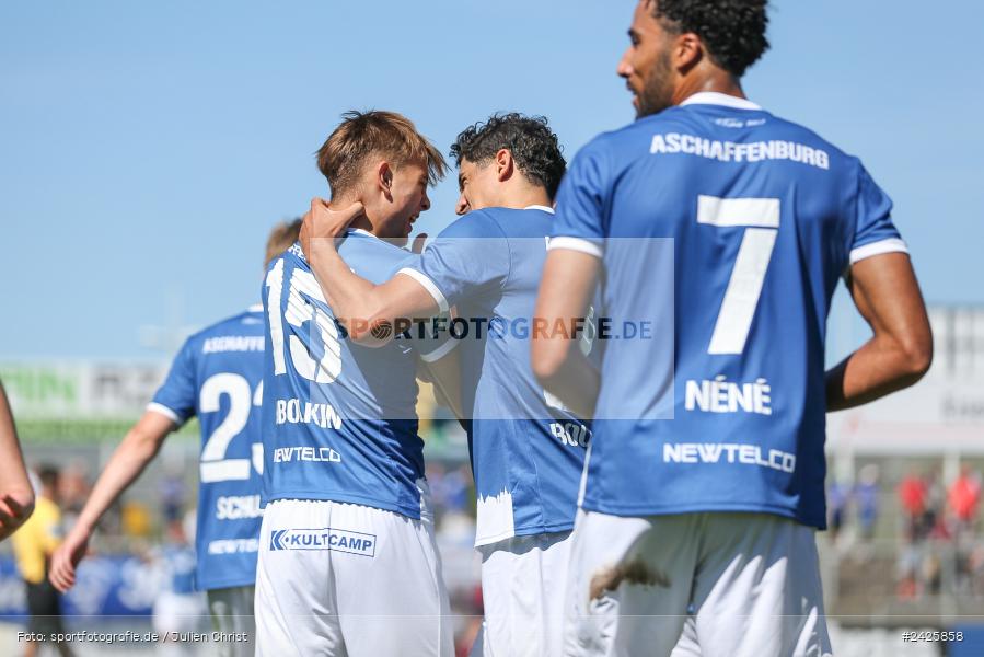 sport, action, Stadion am Schönbusch, SVA, SV Viktoria Aschaffenburg, Regionalliga Bayern, Fussball, FCN, BFV, Aschaffenburg, 4. Spieltag, 10.08.2024, 1. FC Nürnberg II - Bild-ID: 2425858