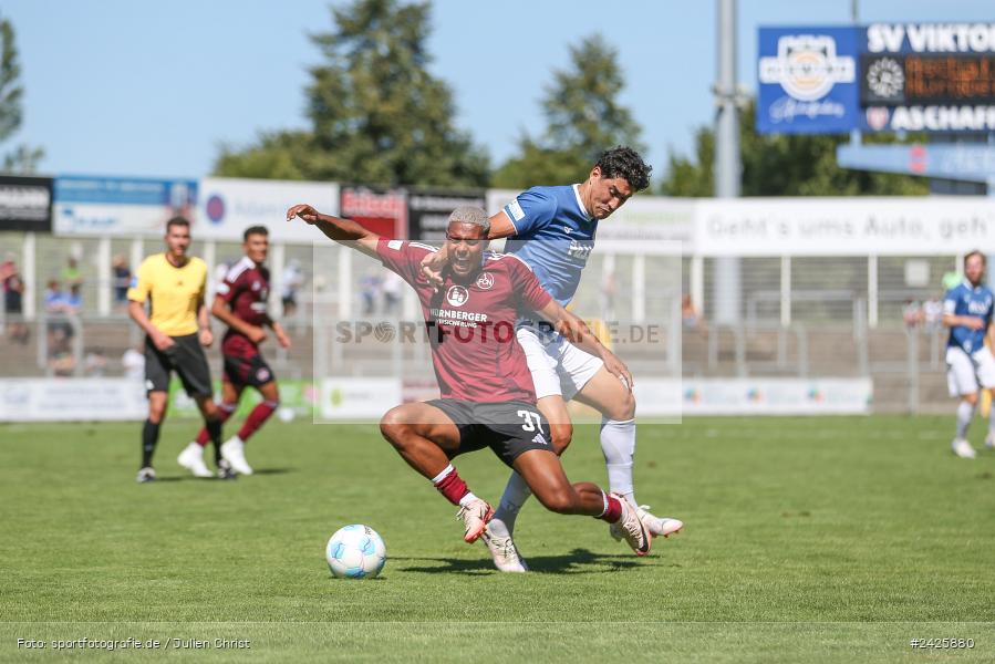 sport, action, Stadion am Schönbusch, SVA, SV Viktoria Aschaffenburg, Regionalliga Bayern, Fussball, FCN, BFV, Aschaffenburg, 4. Spieltag, 10.08.2024, 1. FC Nürnberg II - Bild-ID: 2425880 sport, action, Stadion am Schönbusch, SVA, SV Viktoria Aschaffenburg, Regionalliga Bayern, Fussball, FCN, BFV, Aschaffenburg, 4. Spieltag, 10.08.2024, 1. FC Nürnberg II - Bild-ID: 2425880