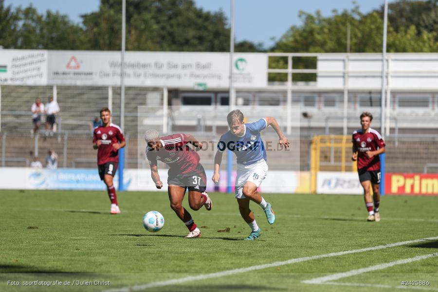 sport, action, Stadion am Schönbusch, SVA, SV Viktoria Aschaffenburg, Regionalliga Bayern, Fussball, FCN, BFV, Aschaffenburg, 4. Spieltag, 10.08.2024, 1. FC Nürnberg II - Bild-ID: 2425886 sport, action, Stadion am Schönbusch, SVA, SV Viktoria Aschaffenburg, Regionalliga Bayern, Fussball, FCN, BFV, Aschaffenburg, 4. Spieltag, 10.08.2024, 1. FC Nürnberg II - Bild-ID: 2425886