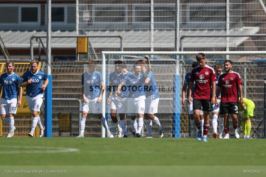sport, action, Stadion am Schönbusch, SVA, SV Viktoria Aschaffenburg, Regionalliga Bayern, Fussball, FCN, BFV, Aschaffenburg, 4. Spieltag, 10.08.2024, 1. FC Nürnberg II - Bild-ID: 2425960 sport, action, Stadion am Schönbusch, SVA, SV Viktoria Aschaffenburg, Regionalliga Bayern, Fussball, FCN, BFV, Aschaffenburg, 4. Spieltag, 10.08.2024, 1. FC Nürnberg II - Bild-ID: 2425960