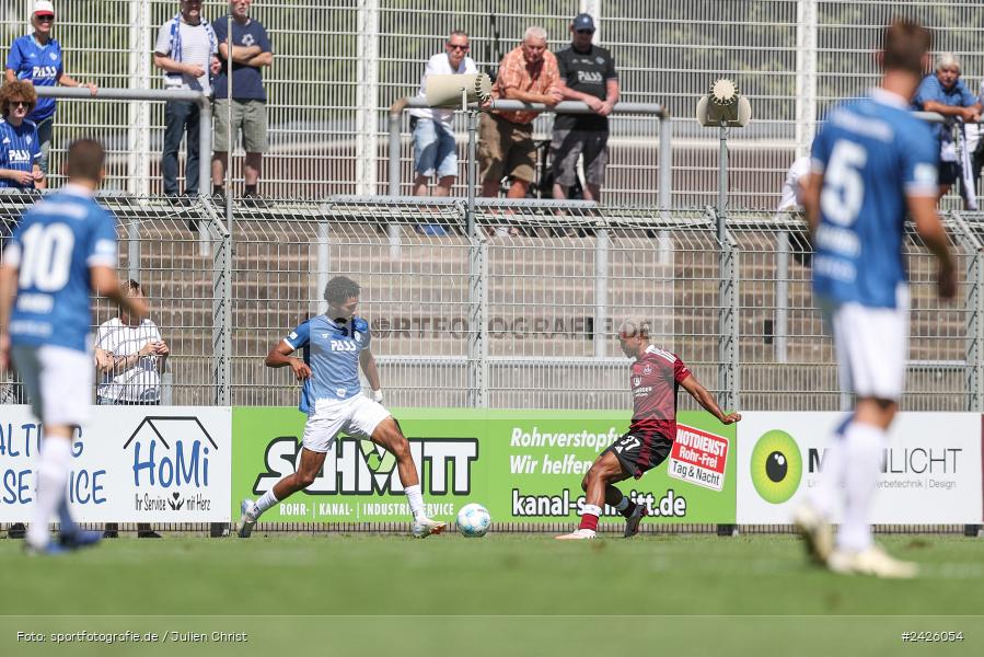 sport, action, Stadion am Schönbusch, SVA, SV Viktoria Aschaffenburg, Regionalliga Bayern, Fussball, FCN, BFV, Aschaffenburg, 4. Spieltag, 10.08.2024, 1. FC Nürnberg II - Bild-ID: 2426054