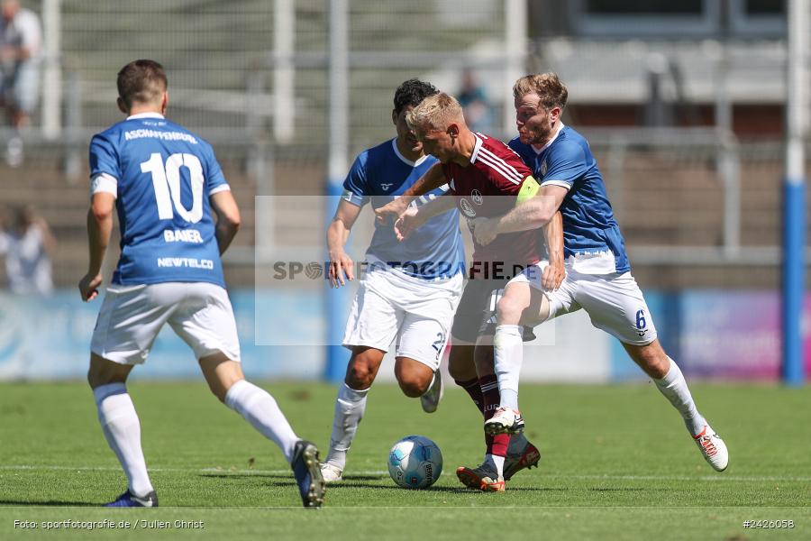 sport, action, Stadion am Schönbusch, SVA, SV Viktoria Aschaffenburg, Regionalliga Bayern, Fussball, FCN, BFV, Aschaffenburg, 4. Spieltag, 10.08.2024, 1. FC Nürnberg II - Bild-ID: 2426058