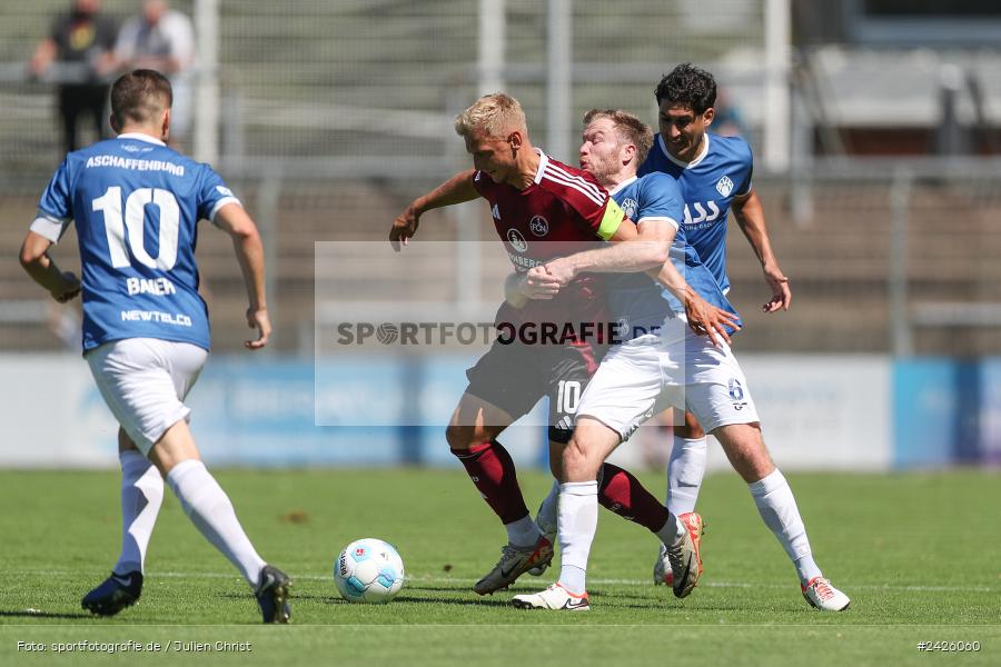 sport, action, Stadion am Schönbusch, SVA, SV Viktoria Aschaffenburg, Regionalliga Bayern, Fussball, FCN, BFV, Aschaffenburg, 4. Spieltag, 10.08.2024, 1. FC Nürnberg II - Bild-ID: 2426060