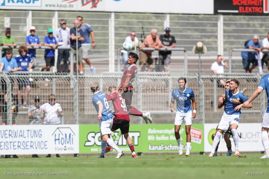 sport, action, Stadion am Schönbusch, SVA, SV Viktoria Aschaffenburg, Regionalliga Bayern, Fussball, FCN, BFV, Aschaffenburg, 4. Spieltag, 10.08.2024, 1. FC Nürnberg II - Bild-ID: 2426065