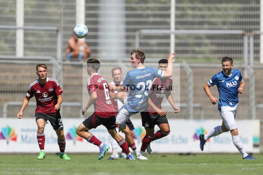 sport, action, Stadion am Schönbusch, SVA, SV Viktoria Aschaffenburg, Regionalliga Bayern, Fussball, FCN, BFV, Aschaffenburg, 4. Spieltag, 10.08.2024, 1. FC Nürnberg II - Bild-ID: 2426071 sport, action, Stadion am Schönbusch, SVA, SV Viktoria Aschaffenburg, Regionalliga Bayern, Fussball, FCN, BFV, Aschaffenburg, 4. Spieltag, 10.08.2024, 1. FC Nürnberg II - Bild-ID: 2426071