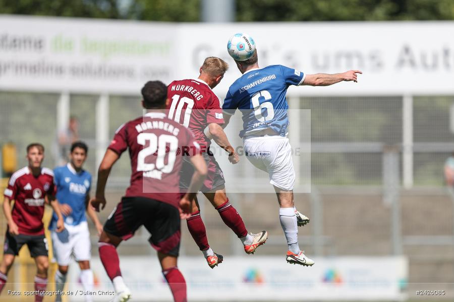 sport, action, Stadion am Schönbusch, SVA, SV Viktoria Aschaffenburg, Regionalliga Bayern, Fussball, FCN, BFV, Aschaffenburg, 4. Spieltag, 10.08.2024, 1. FC Nürnberg II - Bild-ID: 2426085 sport, action, Stadion am Schönbusch, SVA, SV Viktoria Aschaffenburg, Regionalliga Bayern, Fussball, FCN, BFV, Aschaffenburg, 4. Spieltag, 10.08.2024, 1. FC Nürnberg II - Bild-ID: 2426085