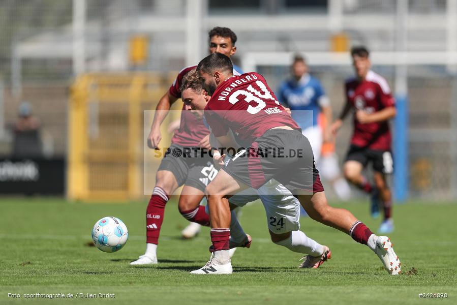 sport, action, Stadion am Schönbusch, SVA, SV Viktoria Aschaffenburg, Regionalliga Bayern, Fussball, FCN, BFV, Aschaffenburg, 4. Spieltag, 10.08.2024, 1. FC Nürnberg II - Bild-ID: 2426090 sport, action, Stadion am Schönbusch, SVA, SV Viktoria Aschaffenburg, Regionalliga Bayern, Fussball, FCN, BFV, Aschaffenburg, 4. Spieltag, 10.08.2024, 1. FC Nürnberg II - Bild-ID: 2426090