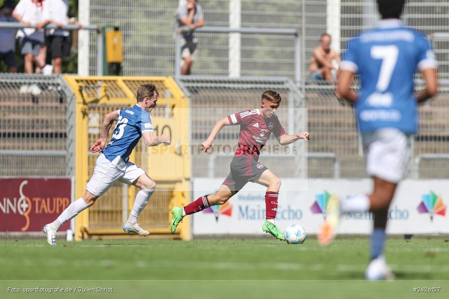 sport, action, Stadion am Schönbusch, SVA, SV Viktoria Aschaffenburg, Regionalliga Bayern, Fussball, FCN, BFV, Aschaffenburg, 4. Spieltag, 10.08.2024, 1. FC Nürnberg II - Bild-ID: 2426157 sport, action, Stadion am Schönbusch, SVA, SV Viktoria Aschaffenburg, Regionalliga Bayern, Fussball, FCN, BFV, Aschaffenburg, 4. Spieltag, 10.08.2024, 1. FC Nürnberg II - Bild-ID: 2426157