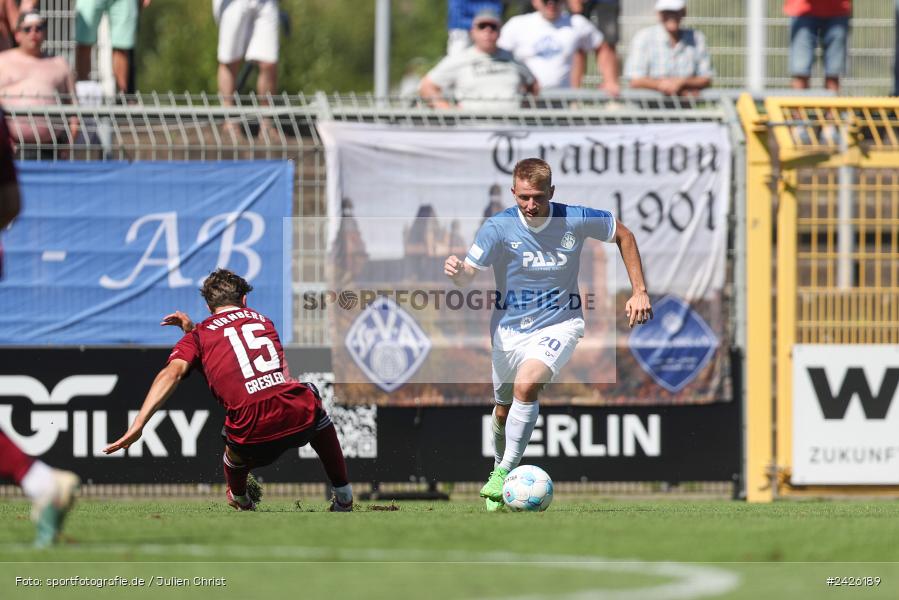 sport, action, Stadion am Schönbusch, SVA, SV Viktoria Aschaffenburg, Regionalliga Bayern, Fussball, FCN, BFV, Aschaffenburg, 4. Spieltag, 10.08.2024, 1. FC Nürnberg II - Bild-ID: 2426189 sport, action, Stadion am Schönbusch, SVA, SV Viktoria Aschaffenburg, Regionalliga Bayern, Fussball, FCN, BFV, Aschaffenburg, 4. Spieltag, 10.08.2024, 1. FC Nürnberg II - Bild-ID: 2426189