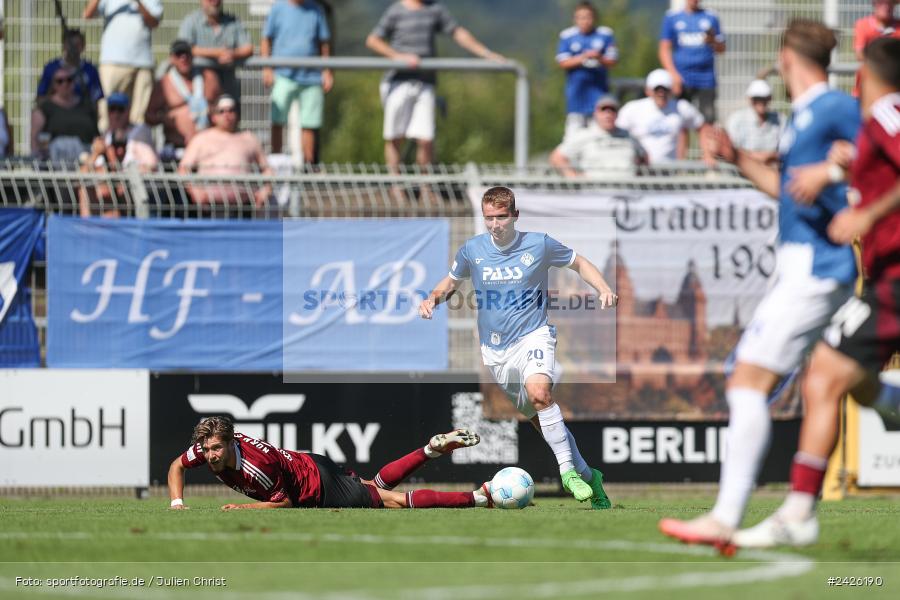 sport, action, Stadion am Schönbusch, SVA, SV Viktoria Aschaffenburg, Regionalliga Bayern, Fussball, FCN, BFV, Aschaffenburg, 4. Spieltag, 10.08.2024, 1. FC Nürnberg II - Bild-ID: 2426190