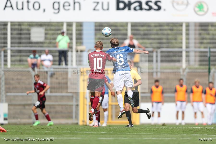 sport, action, Stadion am Schönbusch, SVA, SV Viktoria Aschaffenburg, Regionalliga Bayern, Fussball, FCN, BFV, Aschaffenburg, 4. Spieltag, 10.08.2024, 1. FC Nürnberg II - Bild-ID: 2426193 sport, action, Stadion am Schönbusch, SVA, SV Viktoria Aschaffenburg, Regionalliga Bayern, Fussball, FCN, BFV, Aschaffenburg, 4. Spieltag, 10.08.2024, 1. FC Nürnberg II - Bild-ID: 2426193