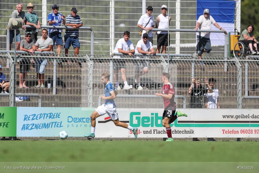 sport, action, Stadion am Schönbusch, SVA, SV Viktoria Aschaffenburg, Regionalliga Bayern, Fussball, FCN, BFV, Aschaffenburg, 4. Spieltag, 10.08.2024, 1. FC Nürnberg II - Bild-ID: 2426203 sport, action, Stadion am Schönbusch, SVA, SV Viktoria Aschaffenburg, Regionalliga Bayern, Fussball, FCN, BFV, Aschaffenburg, 4. Spieltag, 10.08.2024, 1. FC Nürnberg II - Bild-ID: 2426203