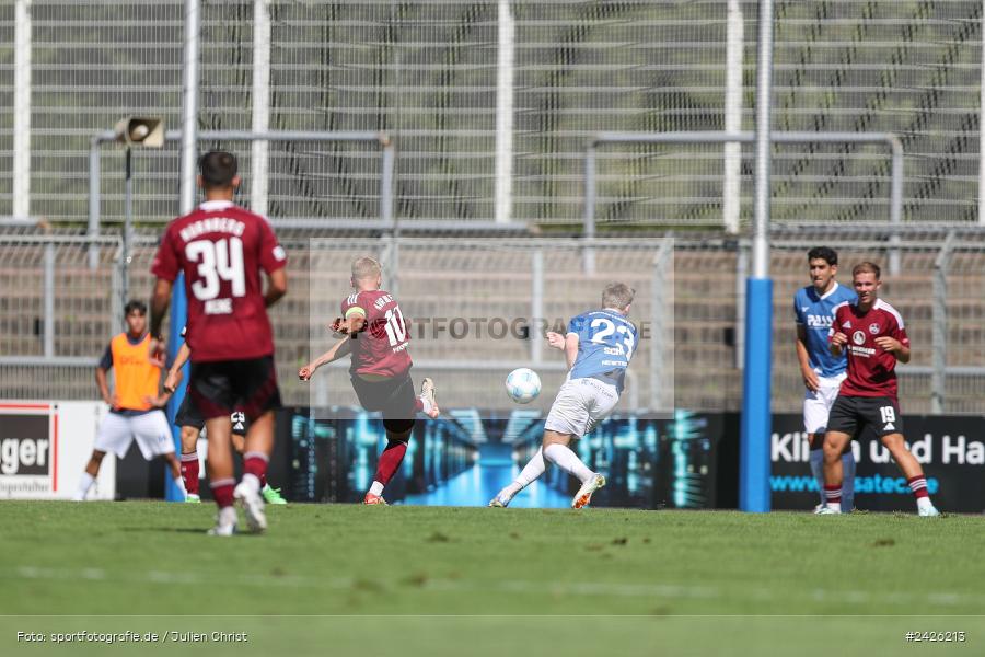 sport, action, Stadion am Schönbusch, SVA, SV Viktoria Aschaffenburg, Regionalliga Bayern, Fussball, FCN, BFV, Aschaffenburg, 4. Spieltag, 10.08.2024, 1. FC Nürnberg II - Bild-ID: 2426213 sport, action, Stadion am Schönbusch, SVA, SV Viktoria Aschaffenburg, Regionalliga Bayern, Fussball, FCN, BFV, Aschaffenburg, 4. Spieltag, 10.08.2024, 1. FC Nürnberg II - Bild-ID: 2426213