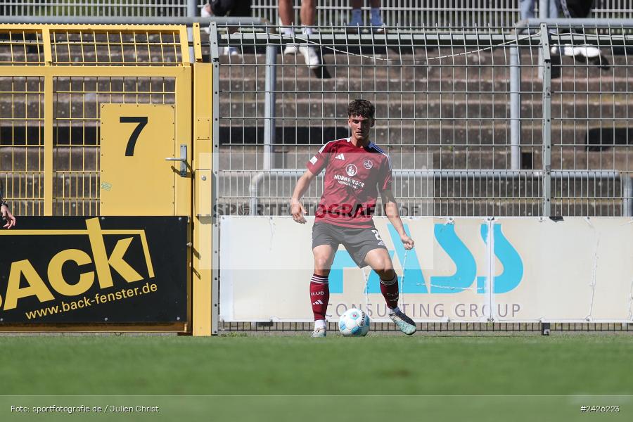sport, action, Stadion am Schönbusch, SVA, SV Viktoria Aschaffenburg, Regionalliga Bayern, Fussball, FCN, BFV, Aschaffenburg, 4. Spieltag, 10.08.2024, 1. FC Nürnberg II - Bild-ID: 2426223 sport, action, Stadion am Schönbusch, SVA, SV Viktoria Aschaffenburg, Regionalliga Bayern, Fussball, FCN, BFV, Aschaffenburg, 4. Spieltag, 10.08.2024, 1. FC Nürnberg II - Bild-ID: 2426223