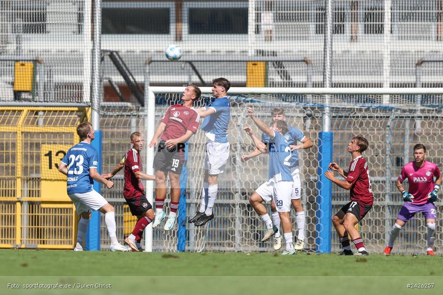 sport, action, Stadion am Schönbusch, SVA, SV Viktoria Aschaffenburg, Regionalliga Bayern, Fussball, FCN, BFV, Aschaffenburg, 4. Spieltag, 10.08.2024, 1. FC Nürnberg II - Bild-ID: 2426257 sport, action, Stadion am Schönbusch, SVA, SV Viktoria Aschaffenburg, Regionalliga Bayern, Fussball, FCN, BFV, Aschaffenburg, 4. Spieltag, 10.08.2024, 1. FC Nürnberg II - Bild-ID: 2426257