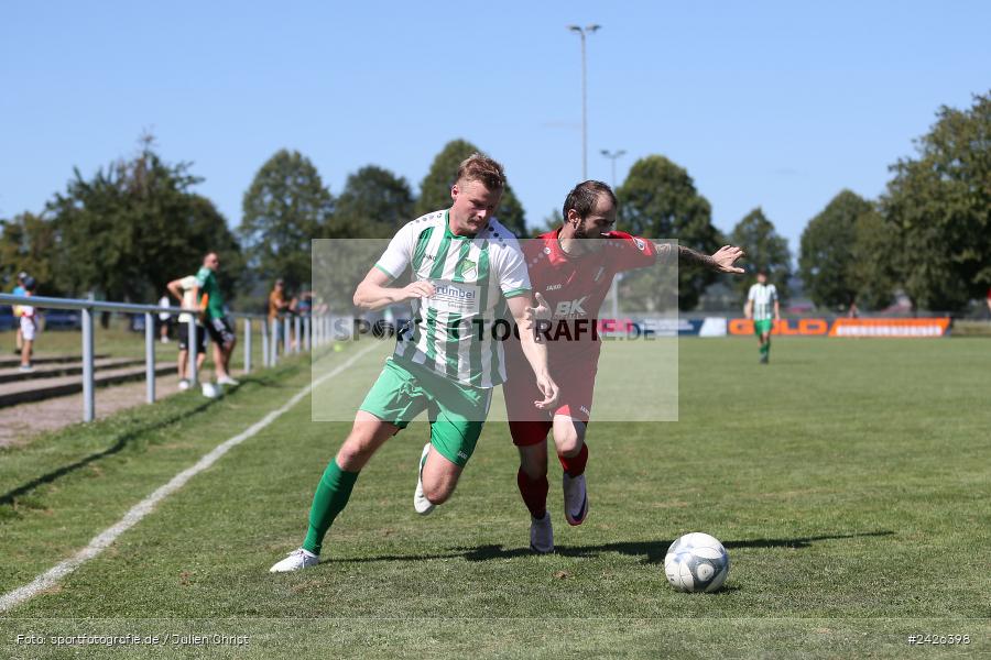 Sportgelände, Gössenheim, 11.08.2024, sport, action, BFV, Fussball, 3. Spieltag, Kreisklasse Würzburg Gr. 3, TSV, FCG, TSV Sackenbach, FC Gössenheim - Bild-ID: 2426398