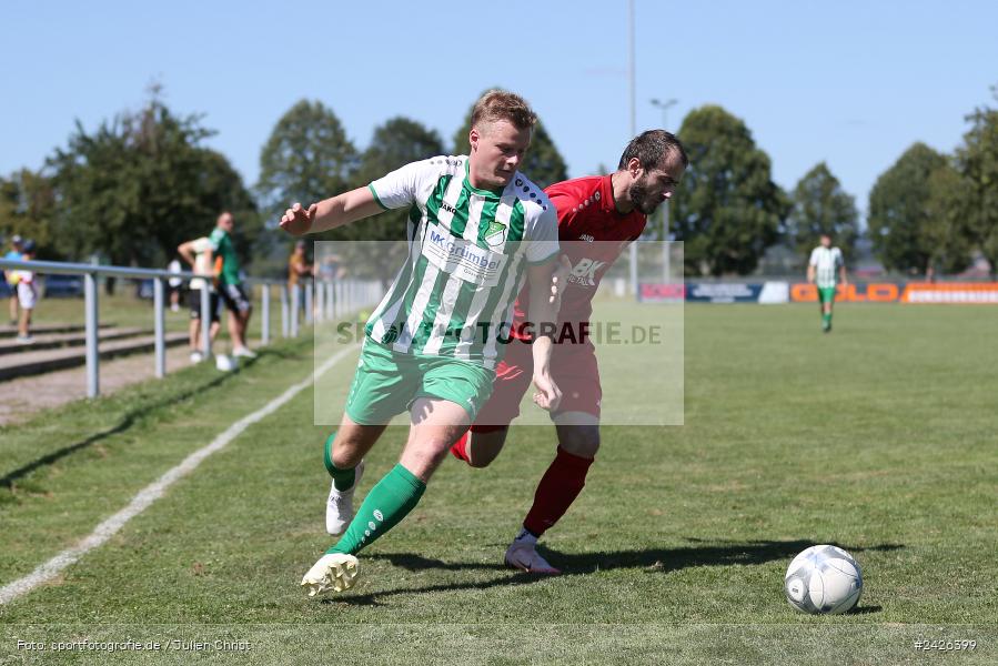 Sportgelände, Gössenheim, 11.08.2024, sport, action, BFV, Fussball, 3. Spieltag, Kreisklasse Würzburg Gr. 3, TSV, FCG, TSV Sackenbach, FC Gössenheim - Bild-ID: 2426399