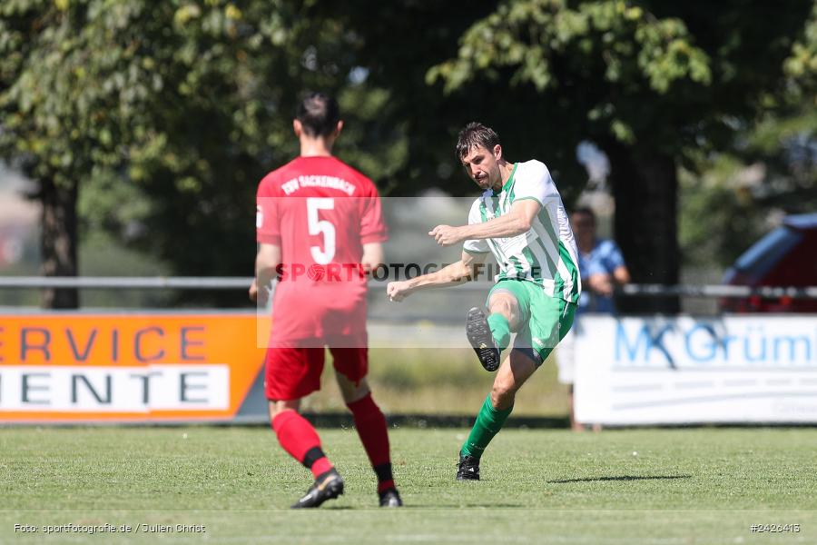 sport, action, TSV Sackenbach, TSV, Sportgelände, Kreisklasse Würzburg Gr. 3, Gössenheim, Fussball, FCG, FC Gössenheim, BFV, 3. Spieltag, 11.08.2024 - Bild-ID: 2426413