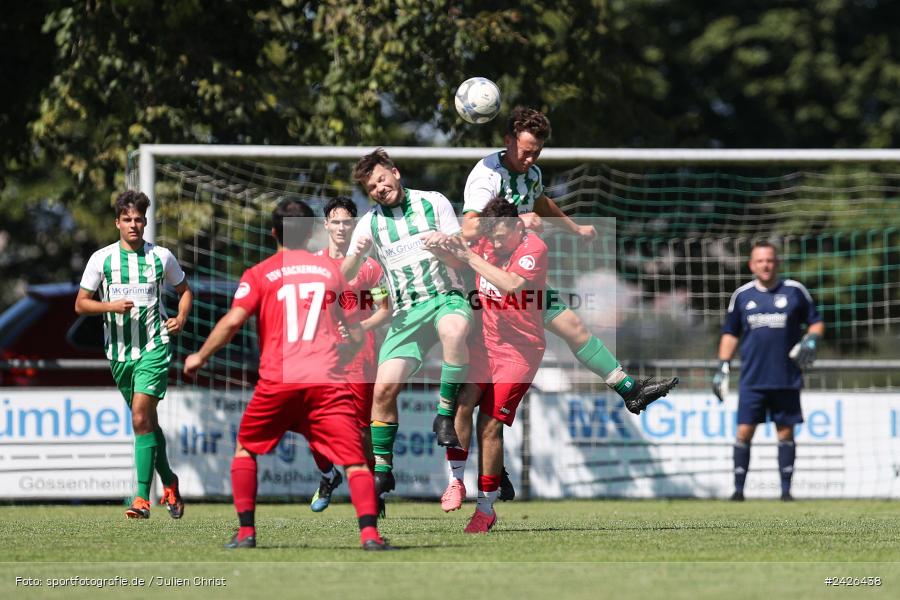 sport, action, TSV Sackenbach, TSV, Sportgelände, Kreisklasse Würzburg Gr. 3, Gössenheim, Fussball, FCG, FC Gössenheim, BFV, 3. Spieltag, 11.08.2024 - Bild-ID: 2426438