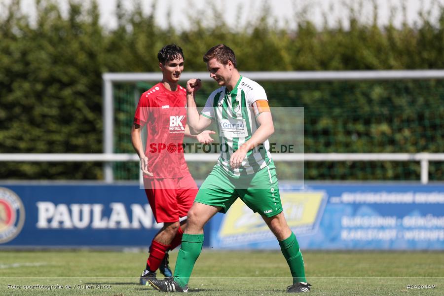 sport, action, TSV Sackenbach, TSV, Sportgelände, Kreisklasse Würzburg Gr. 3, Gössenheim, Fussball, FCG, FC Gössenheim, BFV, 3. Spieltag, 11.08.2024 - Bild-ID: 2426449