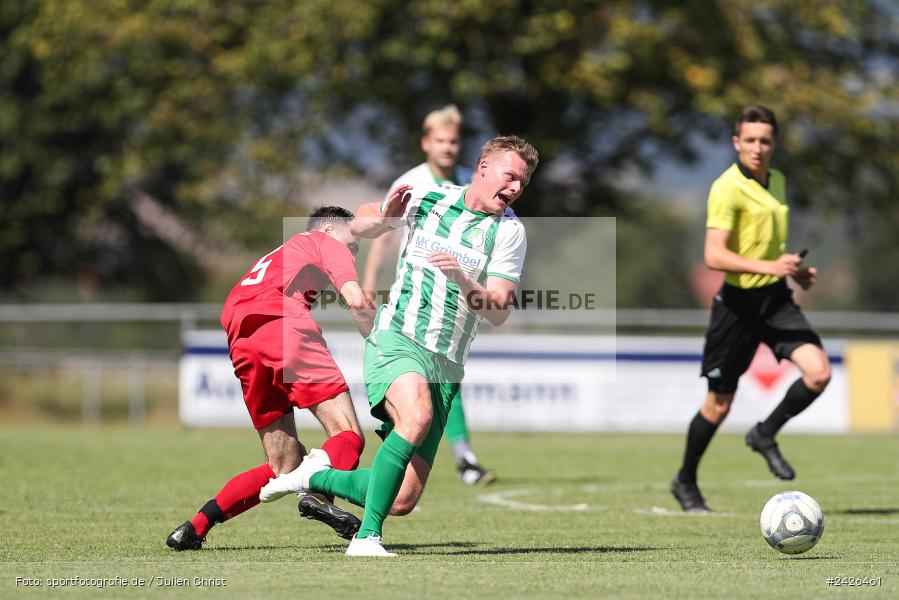 sport, action, TSV Sackenbach, TSV, Sportgelände, Kreisklasse Würzburg Gr. 3, Gössenheim, Fussball, FCG, FC Gössenheim, BFV, 3. Spieltag, 11.08.2024 - Bild-ID: 2426461