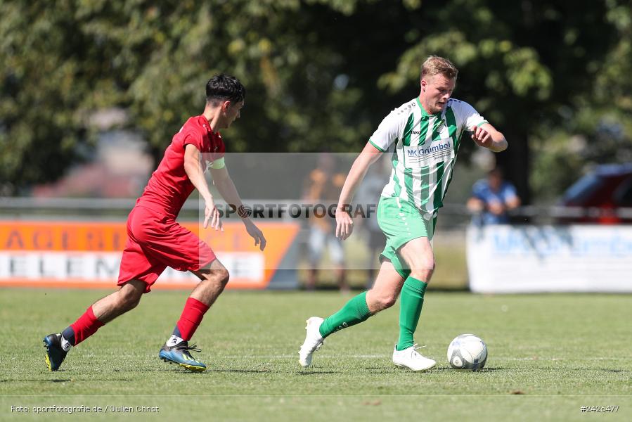 sport, action, TSV Sackenbach, TSV, Sportgelände, Kreisklasse Würzburg Gr. 3, Gössenheim, Fussball, FCG, FC Gössenheim, BFV, 3. Spieltag, 11.08.2024 - Bild-ID: 2426477