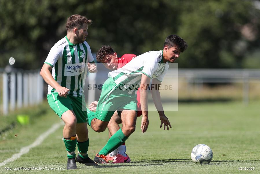 sport, action, TSV Sackenbach, TSV, Sportgelände, Kreisklasse Würzburg Gr. 3, Gössenheim, Fussball, FCG, FC Gössenheim, BFV, 3. Spieltag, 11.08.2024 - Bild-ID: 2426483