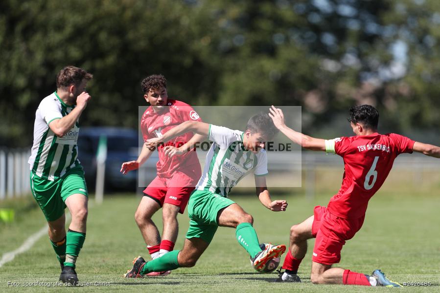 sport, action, TSV Sackenbach, TSV, Sportgelände, Kreisklasse Würzburg Gr. 3, Gössenheim, Fussball, FCG, FC Gössenheim, BFV, 3. Spieltag, 11.08.2024 - Bild-ID: 2426485
