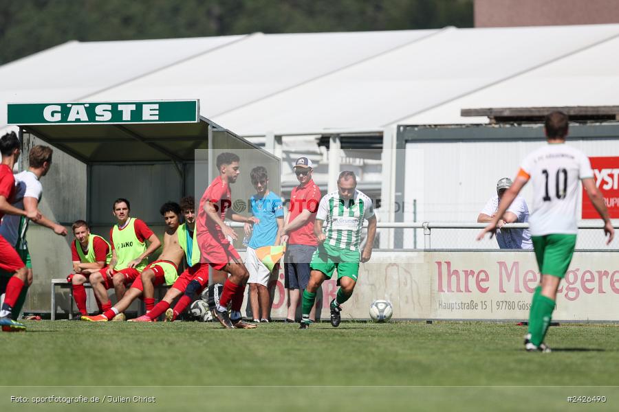 sport, action, TSV Sackenbach, TSV, Sportgelände, Kreisklasse Würzburg Gr. 3, Gössenheim, Fussball, FCG, FC Gössenheim, BFV, 3. Spieltag, 11.08.2024 - Bild-ID: 2426490