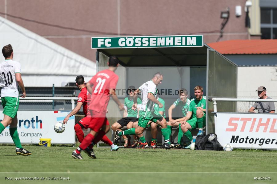 sport, action, TSV Sackenbach, TSV, Sportgelände, Kreisklasse Würzburg Gr. 3, Gössenheim, Fussball, FCG, FC Gössenheim, BFV, 3. Spieltag, 11.08.2024 - Bild-ID: 2426492