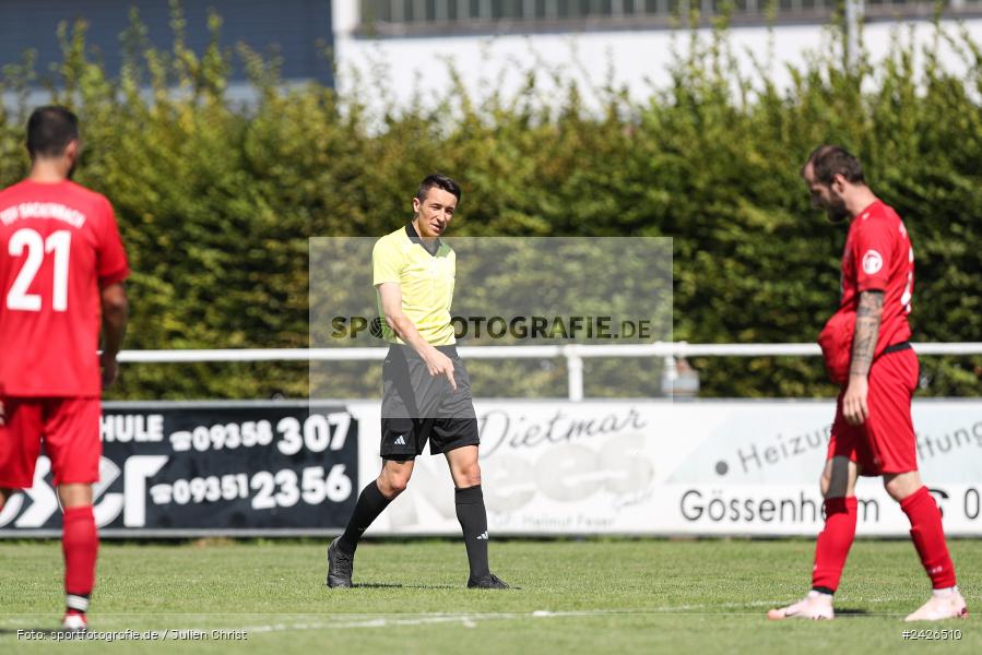 sport, action, TSV Sackenbach, TSV, Sportgelände, Kreisklasse Würzburg Gr. 3, Gössenheim, Fussball, FCG, FC Gössenheim, BFV, 3. Spieltag, 11.08.2024 - Bild-ID: 2426510