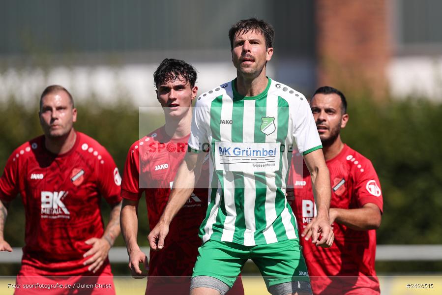 sport, action, TSV Sackenbach, TSV, Sportgelände, Kreisklasse Würzburg Gr. 3, Gössenheim, Fussball, FCG, FC Gössenheim, BFV, 3. Spieltag, 11.08.2024 - Bild-ID: 2426515