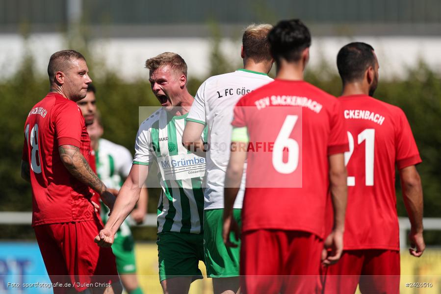 sport, action, TSV Sackenbach, TSV, Sportgelände, Kreisklasse Würzburg Gr. 3, Gössenheim, Fussball, FCG, FC Gössenheim, BFV, 3. Spieltag, 11.08.2024 - Bild-ID: 2426516