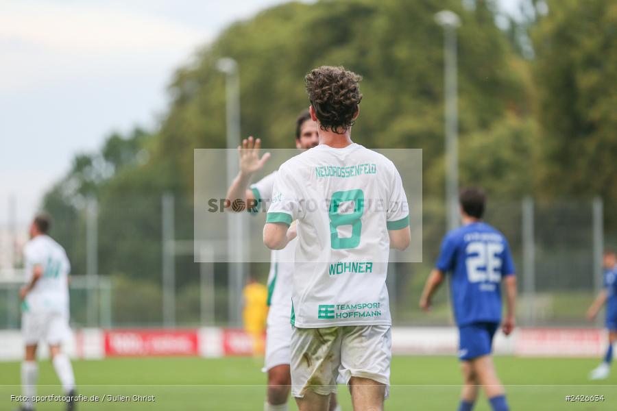 sport, action, Würzburger FV 04, Würzburg, WFV, TSV Neudrossenfeld, TSV, Sepp-Endres-Sportanlage, Fussball, Bayernliga Nord, BFV, 5. Spieltag, 13.08.2024 - Bild-ID: 2426634