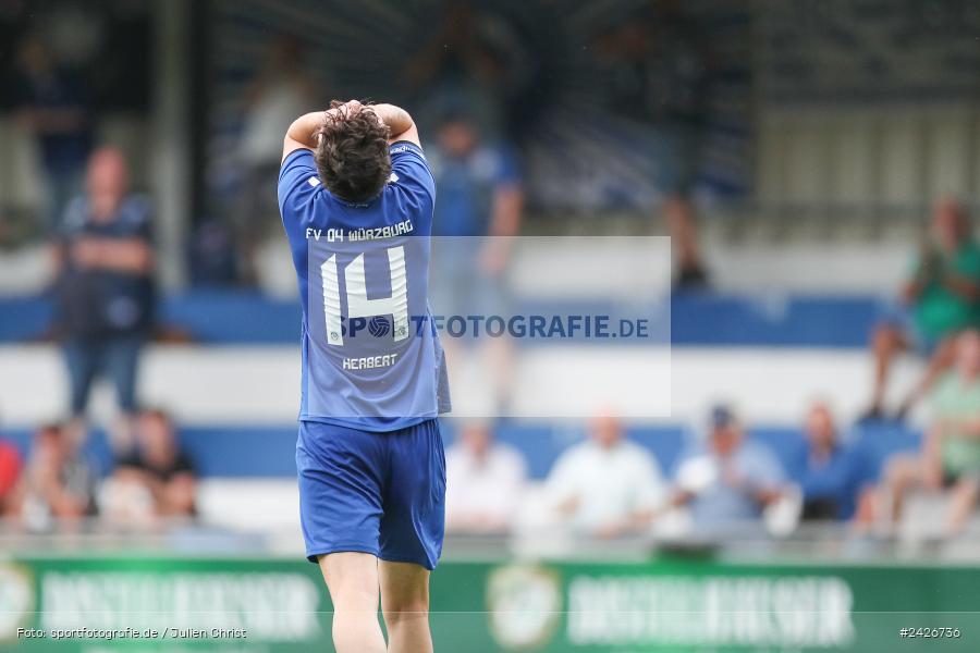 sport, action, Würzburger FV 04, Würzburg, WFV, TSV Neudrossenfeld, TSV, Sepp-Endres-Sportanlage, Fussball, Bayernliga Nord, BFV, 5. Spieltag, 13.08.2024 - Bild-ID: 2426736