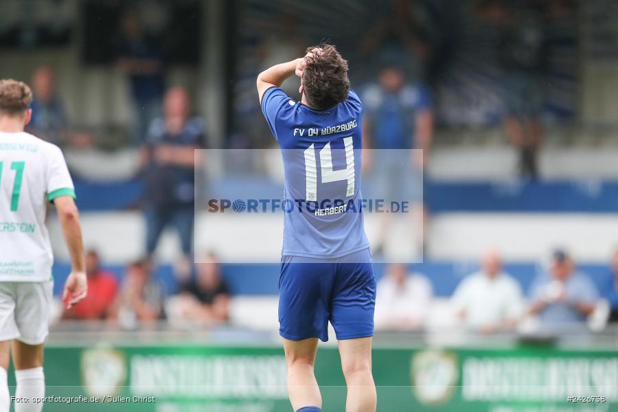 sport, action, Würzburger FV 04, Würzburg, WFV, TSV Neudrossenfeld, TSV, Sepp-Endres-Sportanlage, Fussball, Bayernliga Nord, BFV, 5. Spieltag, 13.08.2024 - Bild-ID: 2426738