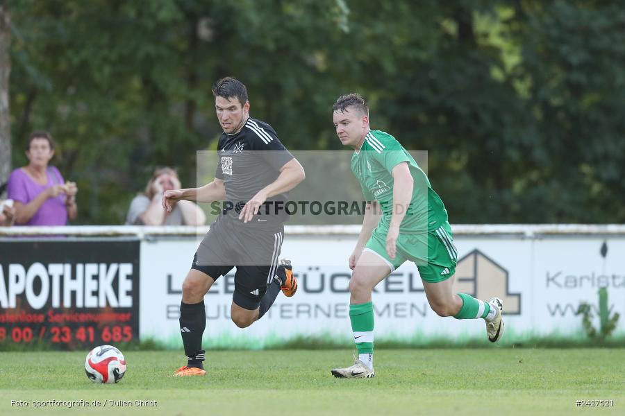 sport, action, Sportgelände, Kreisliga Würzburg Gr. 2, Karlstadt, Fussball, FV Karlstadt, FV 05 Helmstadt, BFV, 4. Spieltag, 15.08.2024 - Bild-ID: 2427521