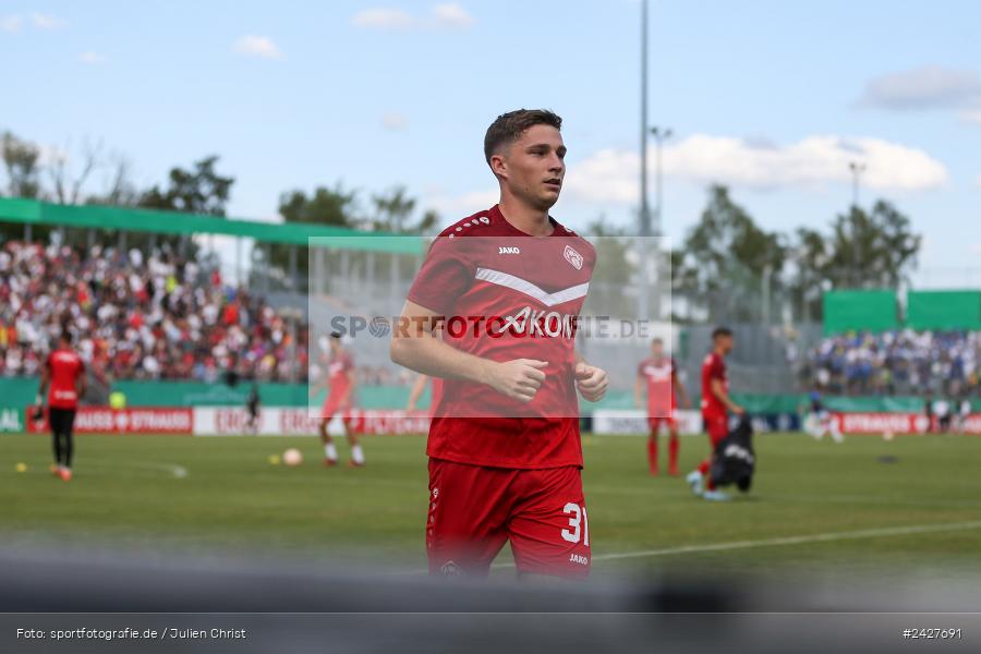 AKON Arena, Würzburg, 16.08.2024, sport, action, DFB, Fussball, 1. Hauptrunde, DFB-Pokal, TSG, FWK, TSG Hoffenheim, FC Würzburger Kickers - Bild-ID: 2427691
