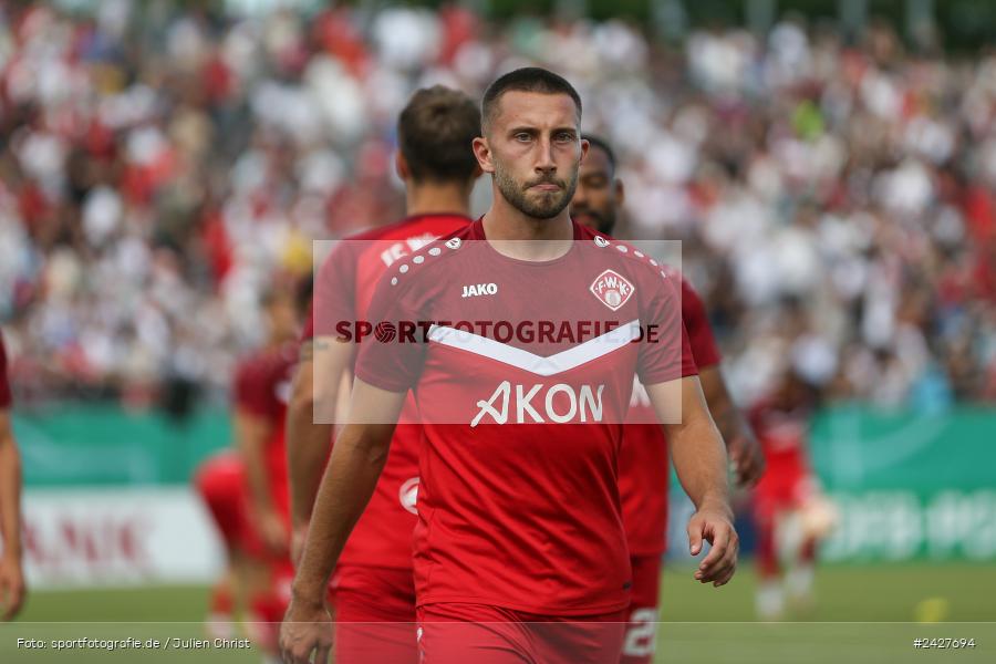 AKON Arena, Würzburg, 16.08.2024, sport, action, DFB, Fussball, 1. Hauptrunde, DFB-Pokal, TSG, FWK, TSG Hoffenheim, FC Würzburger Kickers - Bild-ID: 2427694