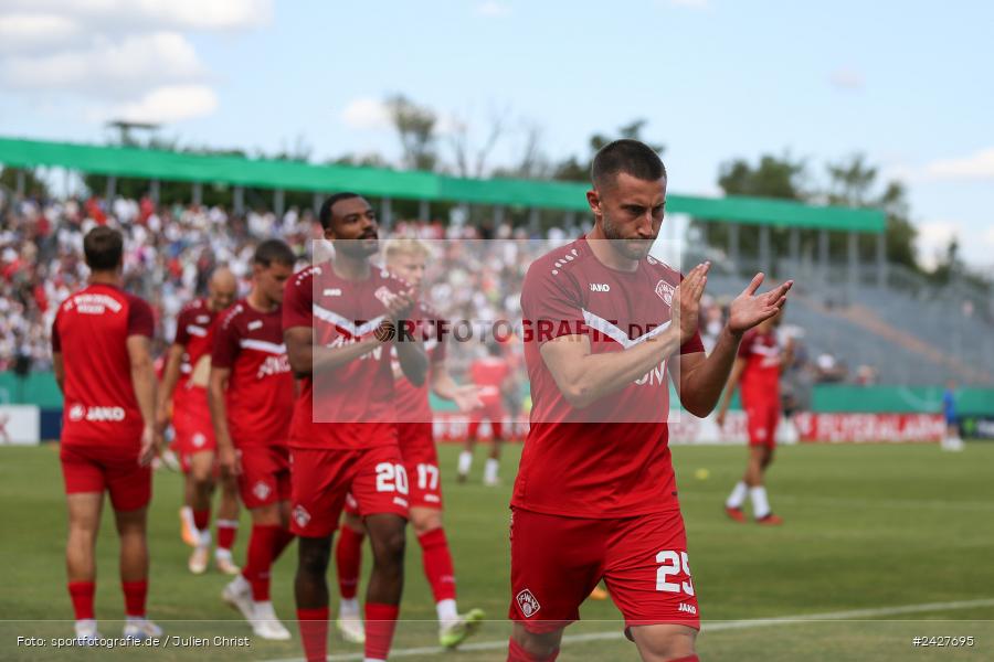 AKON Arena, Würzburg, 16.08.2024, sport, action, DFB, Fussball, 1. Hauptrunde, DFB-Pokal, TSG, FWK, TSG Hoffenheim, FC Würzburger Kickers - Bild-ID: 2427695