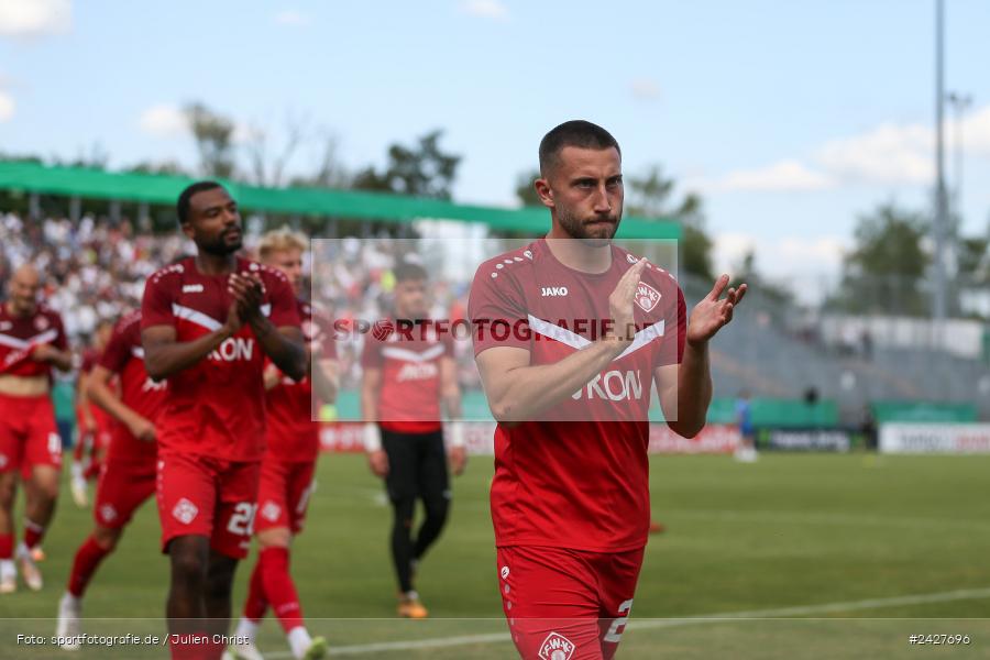 AKON Arena, Würzburg, 16.08.2024, sport, action, DFB, Fussball, 1. Hauptrunde, DFB-Pokal, TSG, FWK, TSG Hoffenheim, FC Würzburger Kickers - Bild-ID: 2427696